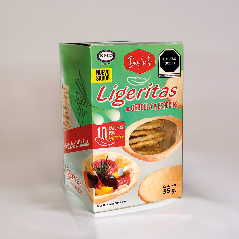 LIGERITAS DE CEBOLLA Y ESPECIES (55 g)