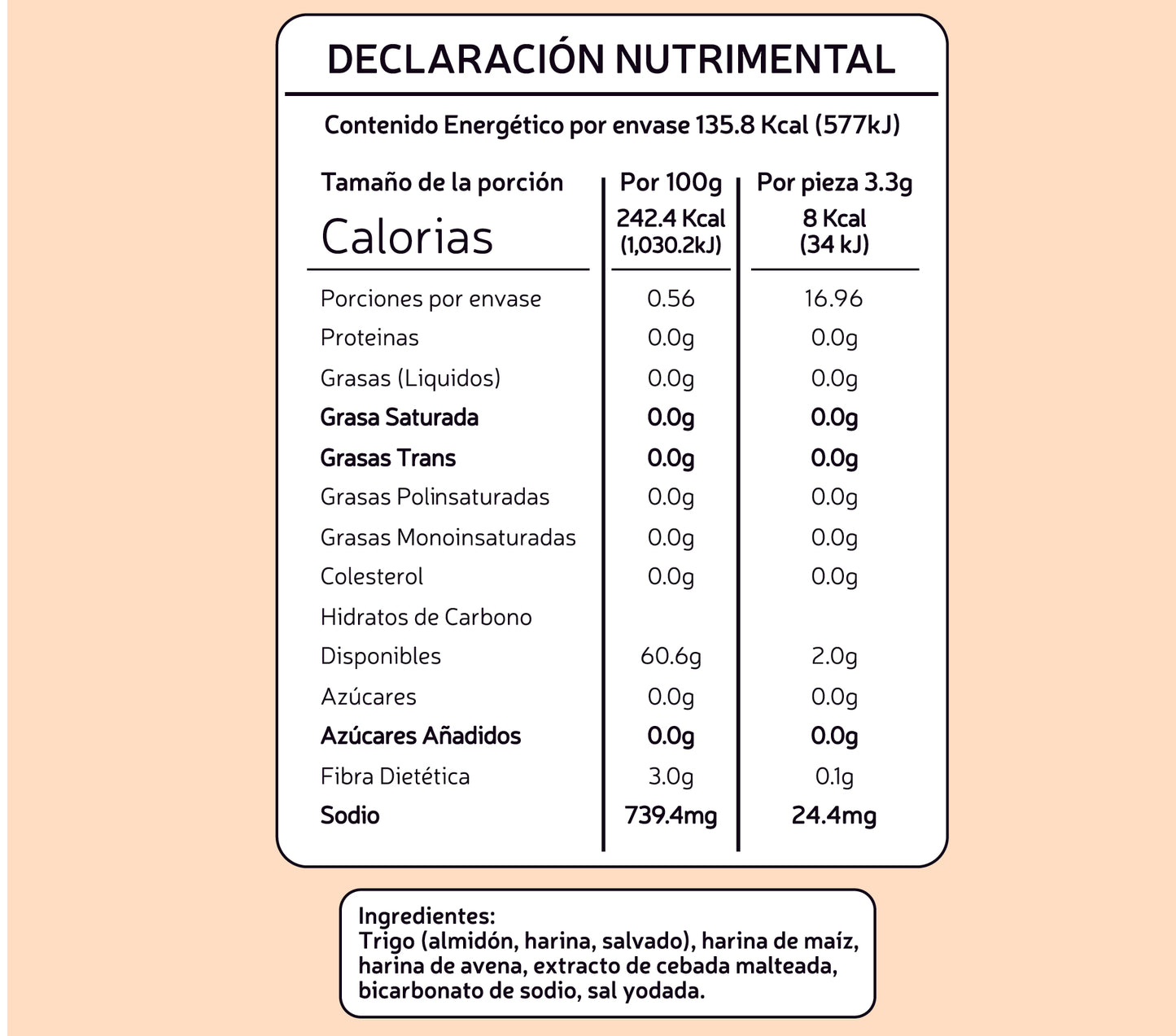 LIGERITAS DE CEREALES (56 g)