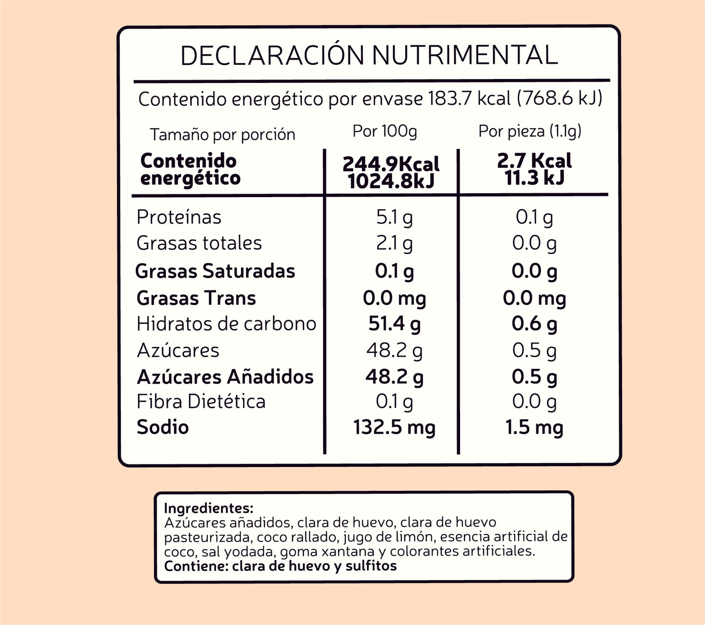 MERENGUE COCO (75 g)