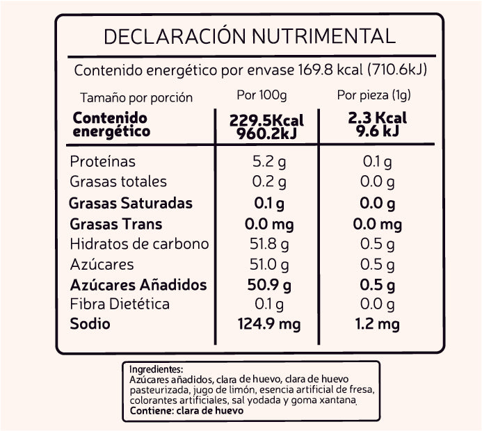 MERENGUE FRESA (74 g)