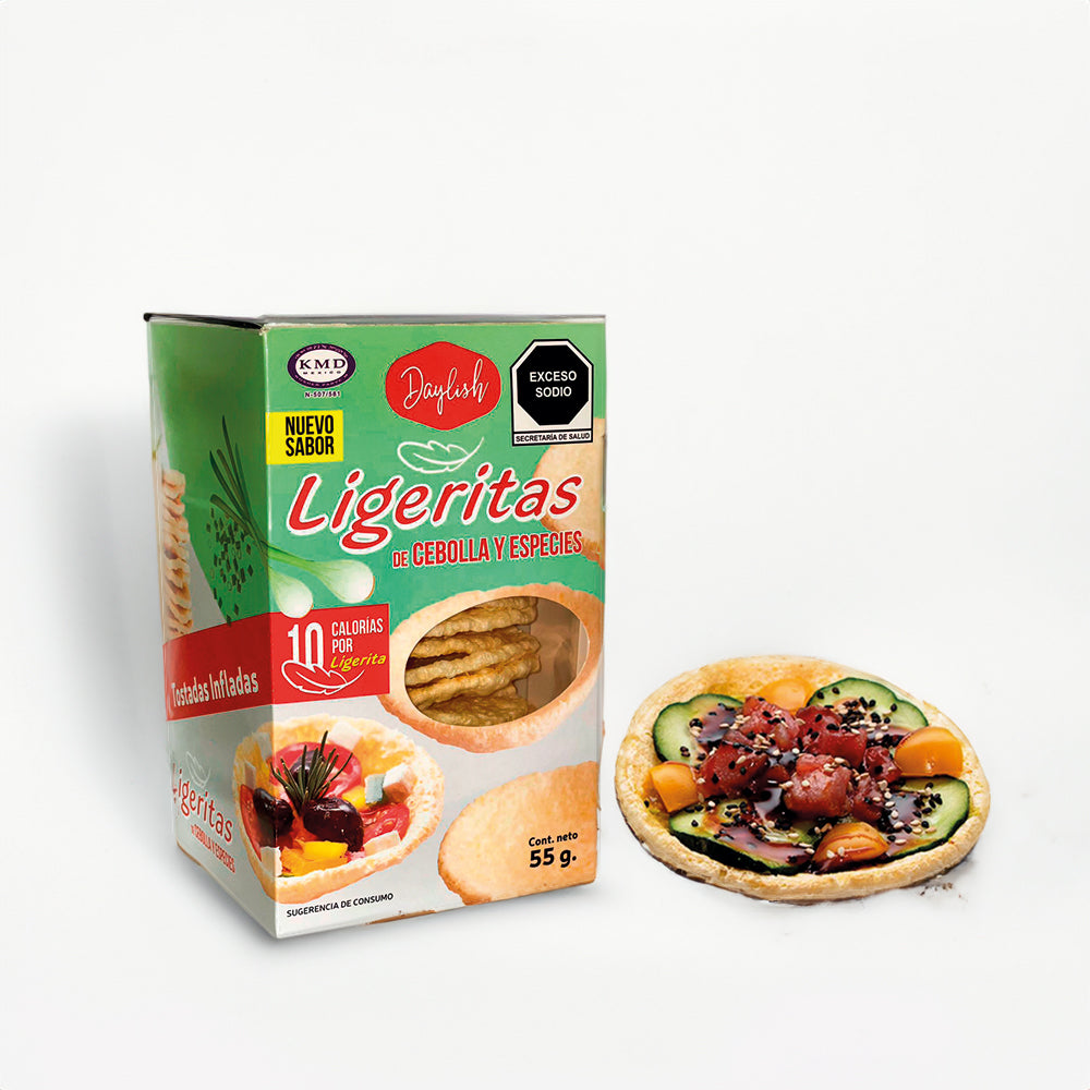 LIGERITAS DE CEBOLLA Y ESPECIES (55 g)