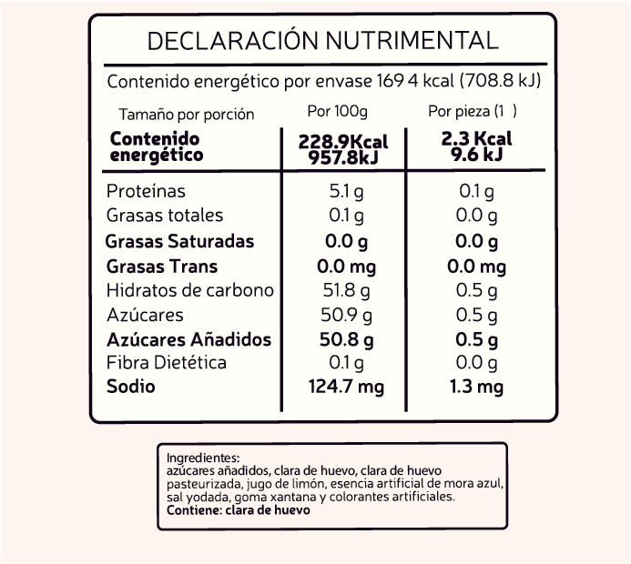 MERENGUE MORA (74 g)