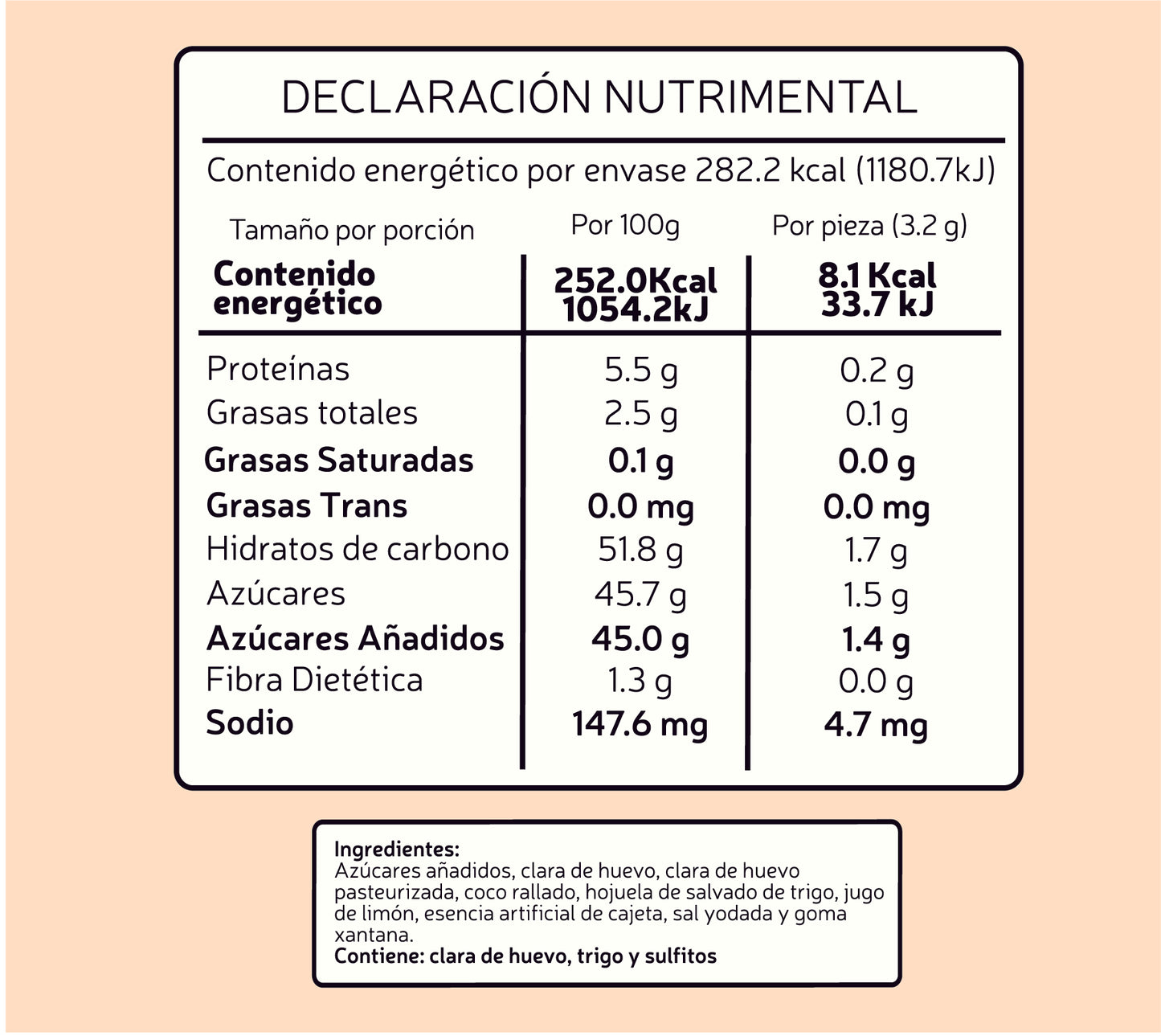 COCADA CAJETA (112 g)