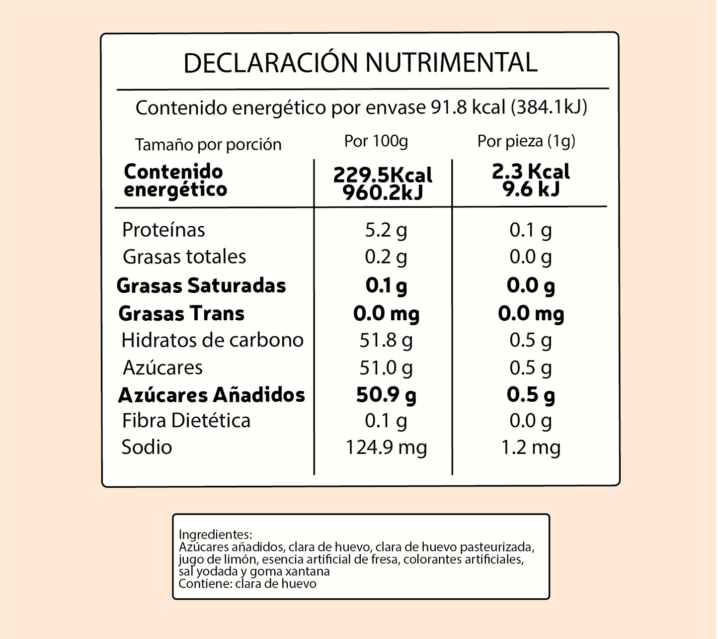 MERENGUE MINI FRESA (40 g)